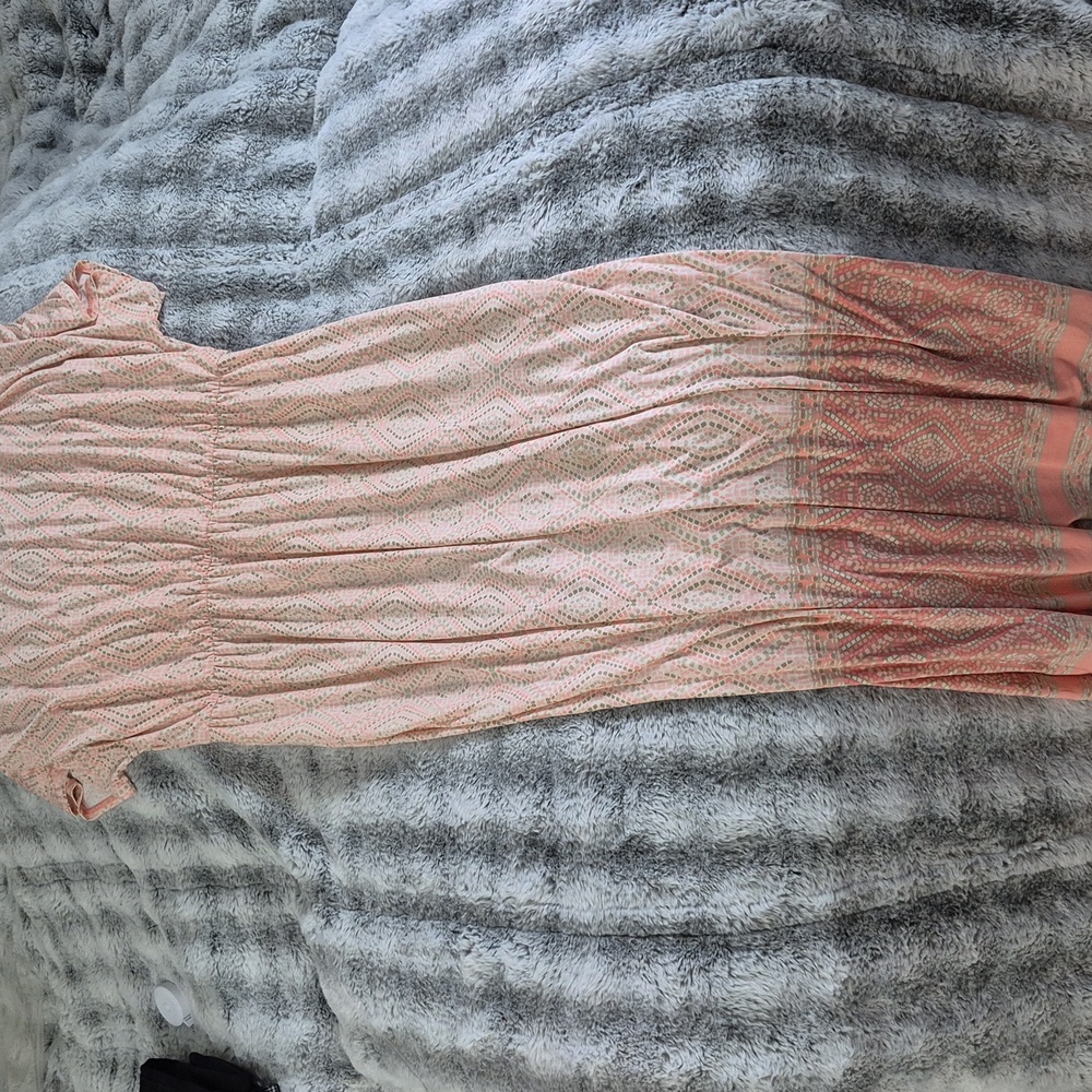 Ruby Rd. 🖤 Elegant Pink Patterned Dress (521) - Picture 5 of 5